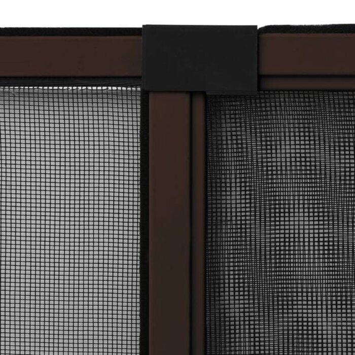 Vidaxl Insektenschutzgitter ausziehbar 100-193x75 cm Braun - 34% Rabatt