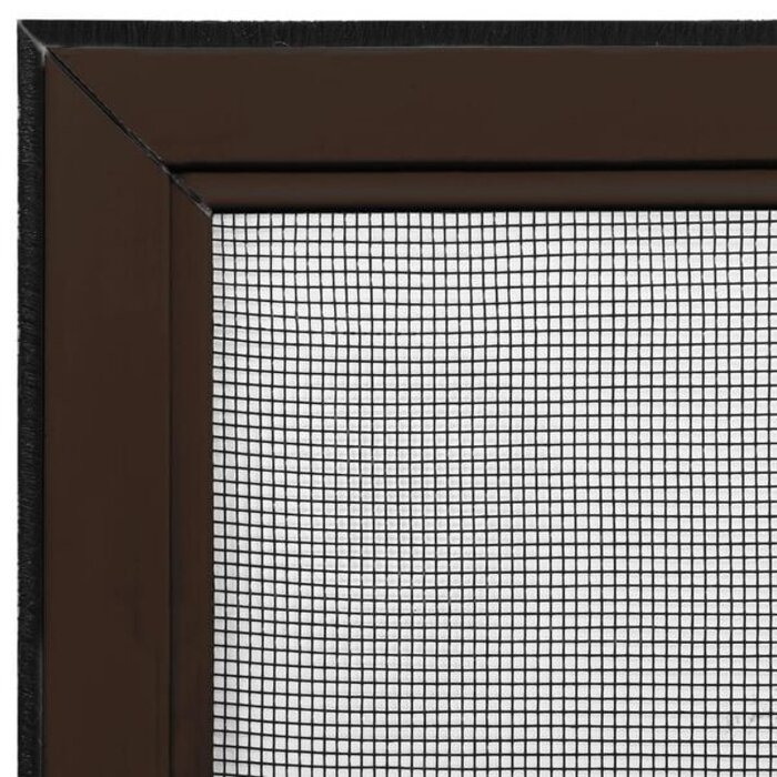 Vidaxl Insektenschutzgitter ausziehbar 100-193x75 cm Braun - 34% Rabatt