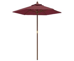 Vidaxl Sonnenschirm Bordeauxrot 196x231 cm - 46% Rabatt