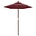 Sonnenschirm mit Holzstock Bordeauxrot 196x231 cm - 34% Rabatt