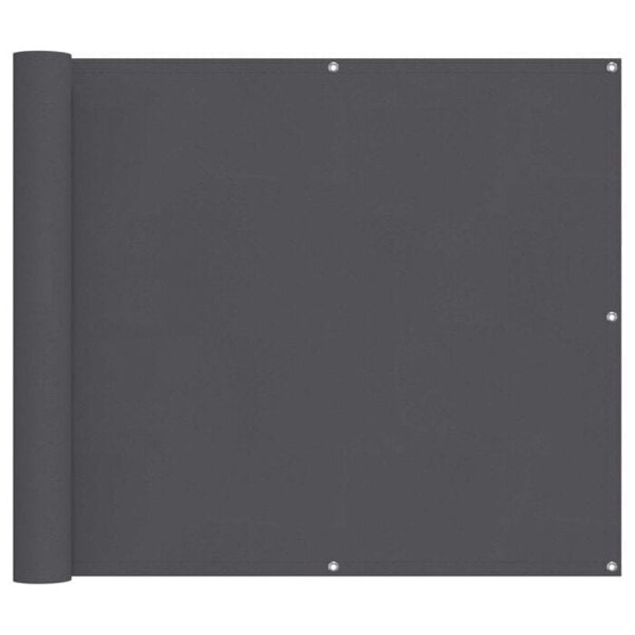 Vidaxl Balkonsichtschutz 100x300cm Anthrazit - Oxford-Gewebe - 30% Rabatt