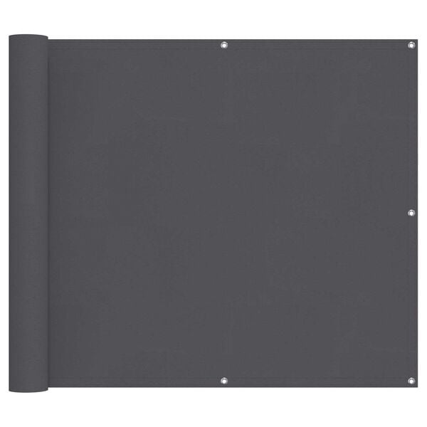Vidaxl Balkonsichtschutz 100x300cm Anthrazit - Oxford-Gewebe - 30% Rabatt