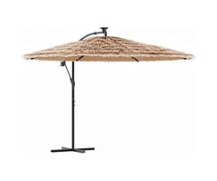 Vidaxl Sonnenschirm 290x290cm Stahlmast Braun - 52% Rabatt