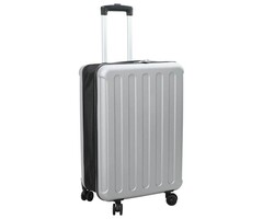 Vidaxl Reisekoffer Silber 43x27x66 cm ABS - 49% Rabatt