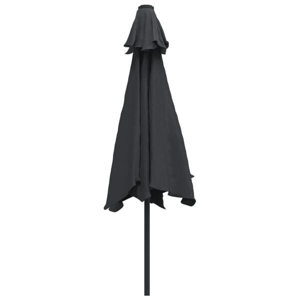 Vidaxl Gartenschirm 300 cm Sonnenschirm Stahlmast schwarz - 34% Rabatt