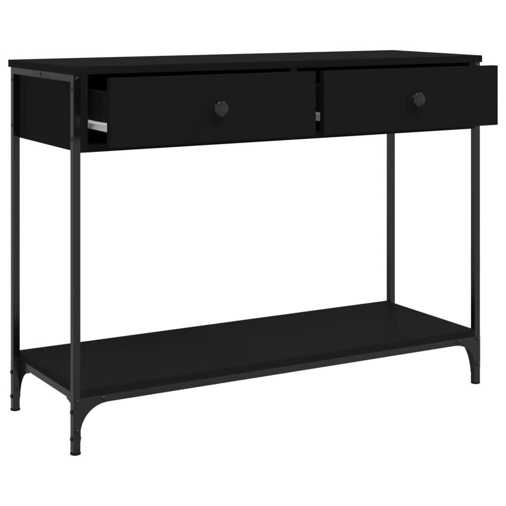 Vidaxl Moderne Wandkonsole in Schwarz - 100x34,5x75 cm - 55% Rabatt