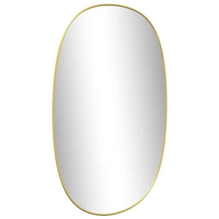 Vidaxl Wandspiegel 80x50 cm in Gold - 62% Rabatt