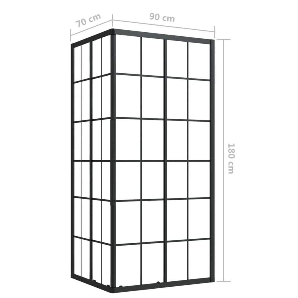 Vidaxl Duschkabine 90x70x180 cm Sicherheitsglas - 38% Rabatt