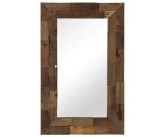 Vidaxl Massiver Wandspiegel 50x80 cm aus Altholz - 42% Rabatt