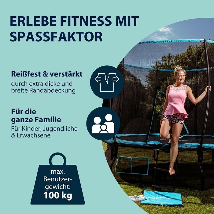 Gartentrampolin 300 cm mit Sicherheitsnetz - 30% Rabatt