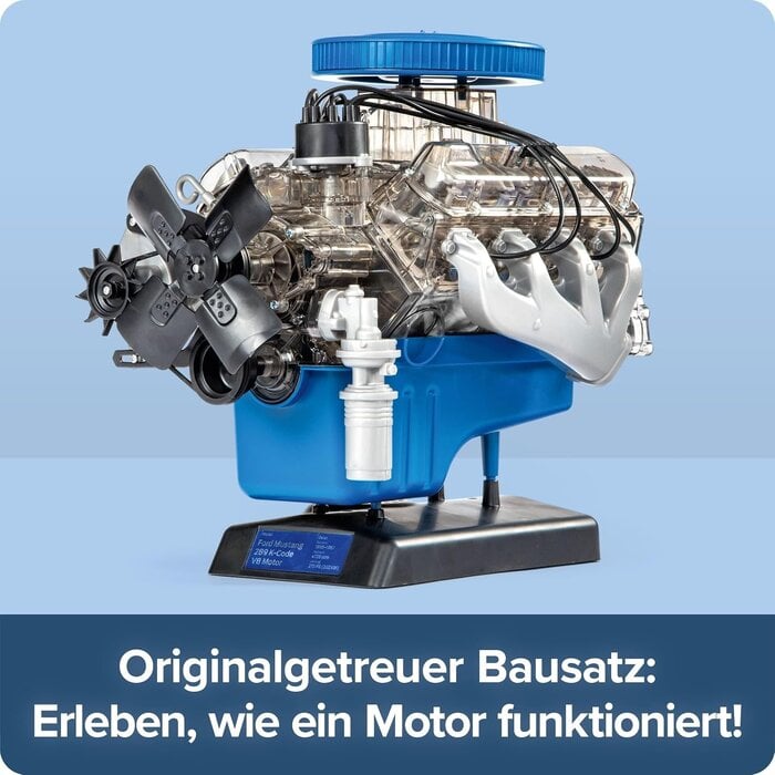 V8 Motormodell Bausatz 1:4 Funktionsmodell - 35% Rabatt