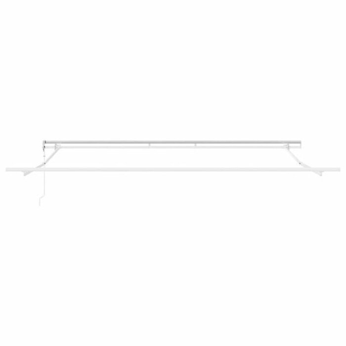 Vidaxl Manuelle Markise Weiß 4 x 3,5 m - Metall - 35% Rabatt