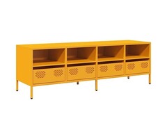 Vidaxl TV-Board 135x39x43,5 cm Stahl Senfgelb - 48% Rabatt