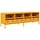 TV-Board 135x39x43,5 cm Senfgelb aus Stahl - 35% Rabatt