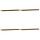 Wandregal 4er Set Artisan-Eiche Optik 40x10 cm - 33% Rabatt