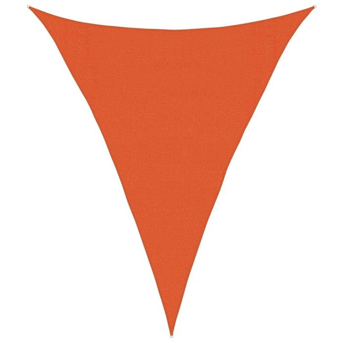 Vidaxl Sonnensegel Dreieckig 3x4x4 m HDPE Orange - 31% Rabatt