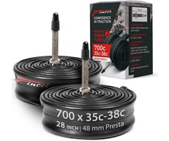 Fahrrad-Innenreifen 700x32-38c, 48mm Presta, 2er-Set - 42% Rabatt
