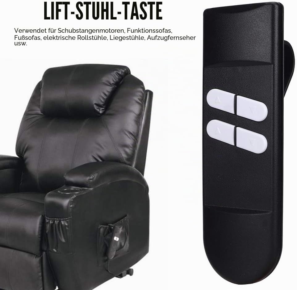 Handbedienung für Relaxsessel - 2x 5-Pin - Schwarz - 25% Rabatt