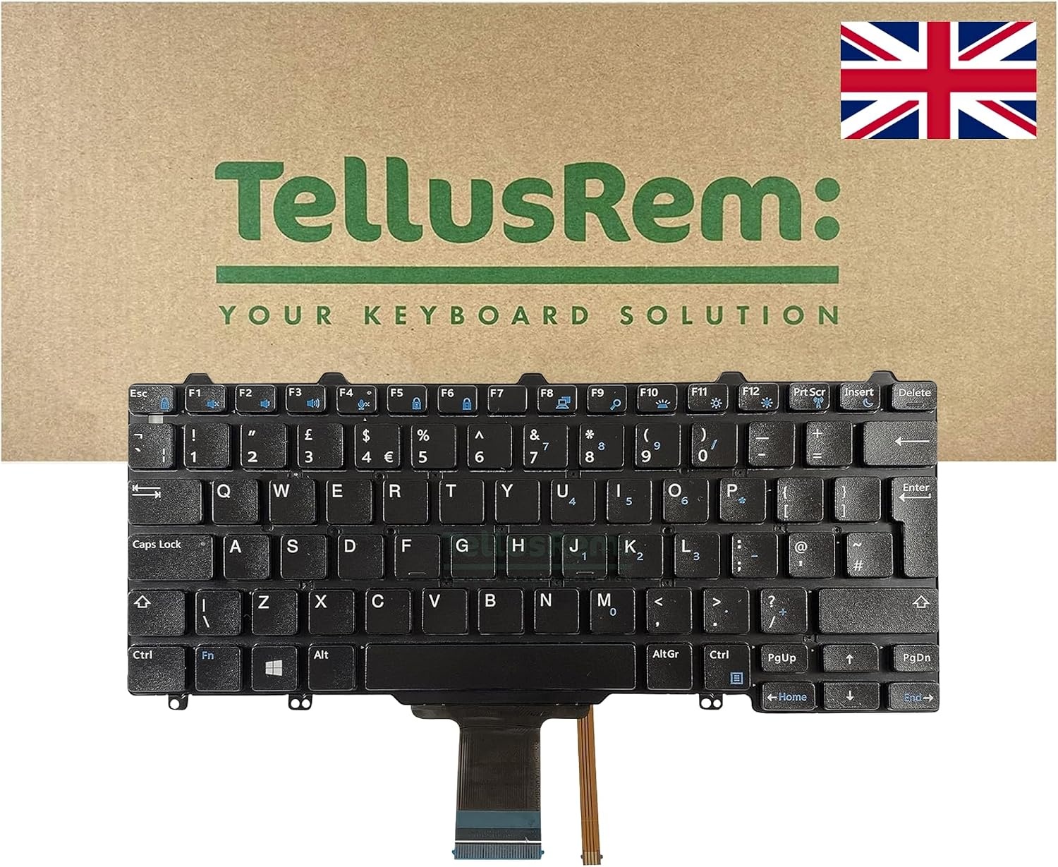 Ersatztastatur für Dell Latitude 42x19x2 cm - 32% Rabatt