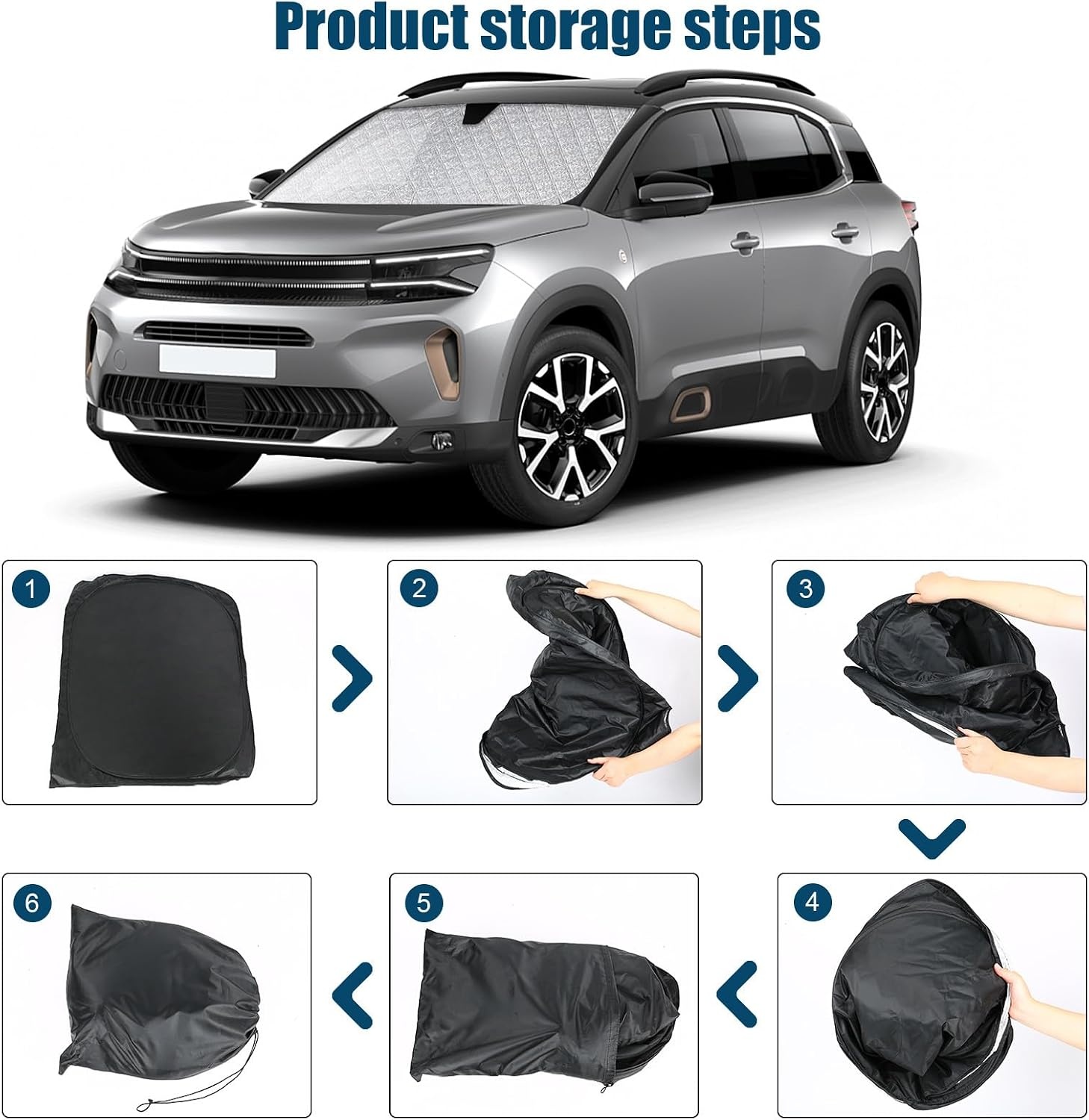 Passgenauer Sonnenschutz für Citroen C5 Aircross (2017-2024) - 31% Rabatt