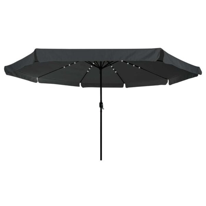 Vidaxl Ampelschirm 395x395cm mit LED Anthrazit Schwarz - 34% Rabatt