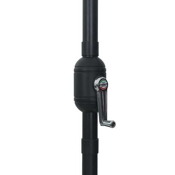 Vidaxl Ampelschirm 395x395cm mit LED Anthrazit Schwarz - 34% Rabatt