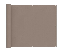 Vidaxl Balkonsichtschutz 100x300 cm Taupe - Oxford-Gewebe - 41% Rabatt