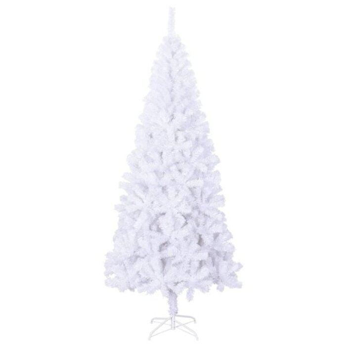 Vidaxl Weißer künstlicher Weihnachtsbaum 210 cm mit 910 Zweigen - 39% Rabatt