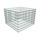 Quadratischer Metall-Komposter 100x100x70 cm - 33% Rabatt