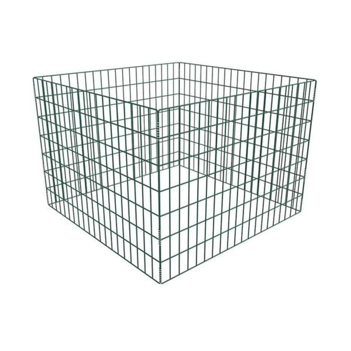 Vidaxl Quadratischer Metall-Komposter 100x100x70 cm - 33% Rabatt