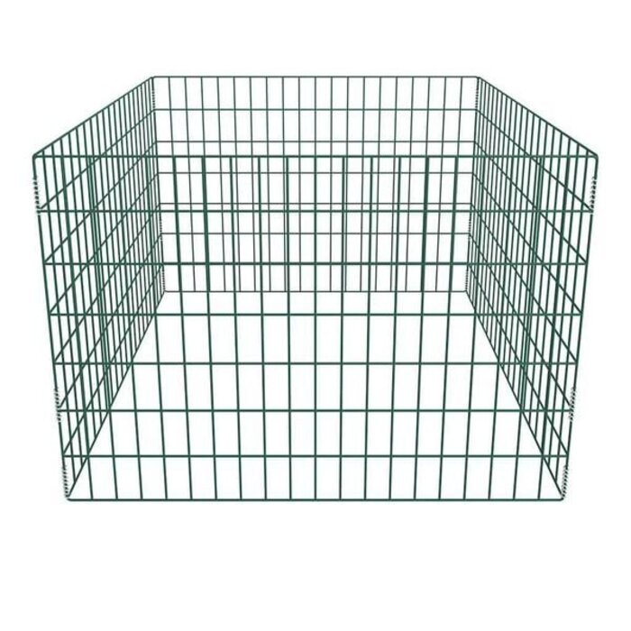 Vidaxl Quadratischer Metall-Komposter 100x100x70 cm - 33% Rabatt
