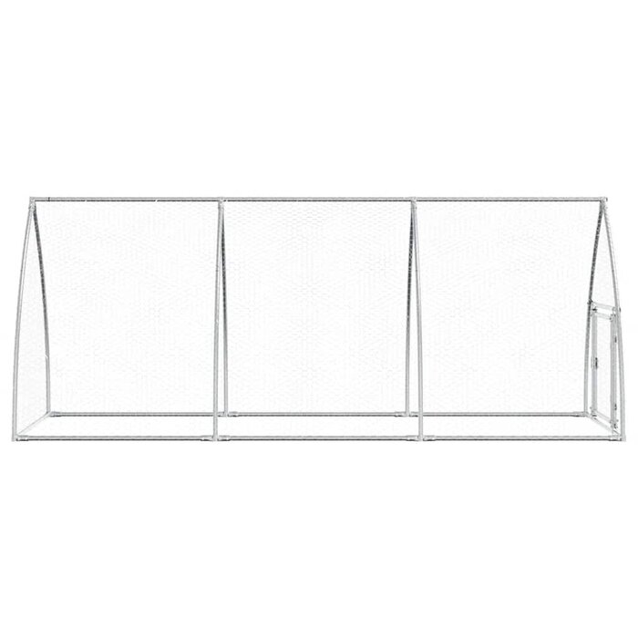 Vidaxl Großer Hühnerstall 300x105x120 cm - 34% Rabatt - Silber