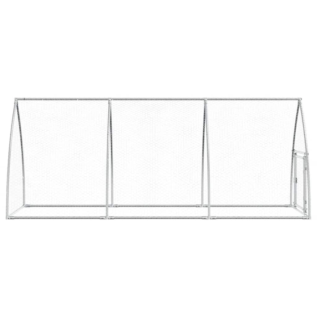 Vidaxl Großer Hühnerstall 300x105x120 cm - 34% Rabatt - Silber