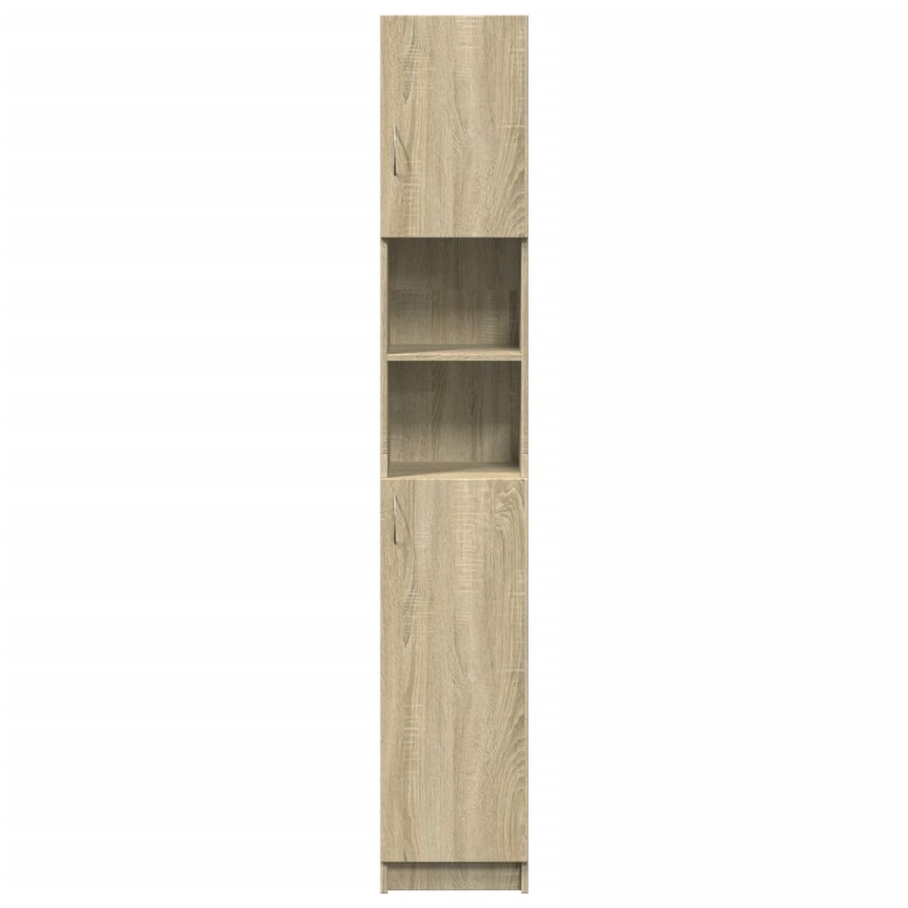 Vidaxl Badezimmerschrank Sonoma-Eiche 32x25,5x190cm - 34% Rabatt