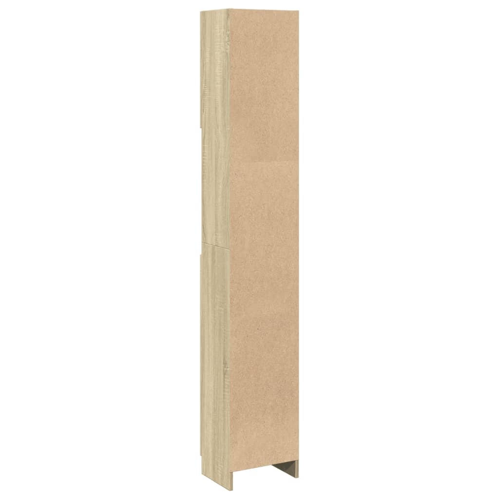 Vidaxl Badezimmerschrank Sonoma-Eiche 32x25,5x190cm - 34% Rabatt