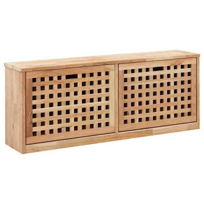 Vidaxl Schuhbank Walnussholz 94 cm natur - 34% Rabatt