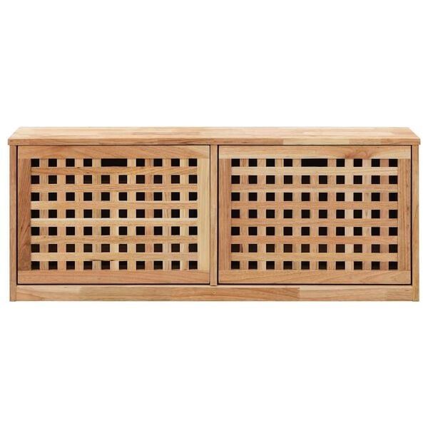 Vidaxl Schuhbank Walnussholz 94 cm natur - 34% Rabatt