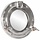 Maritimer Wandspiegel Bullauge Ø 23 cm, Silber - 33% Rabatt