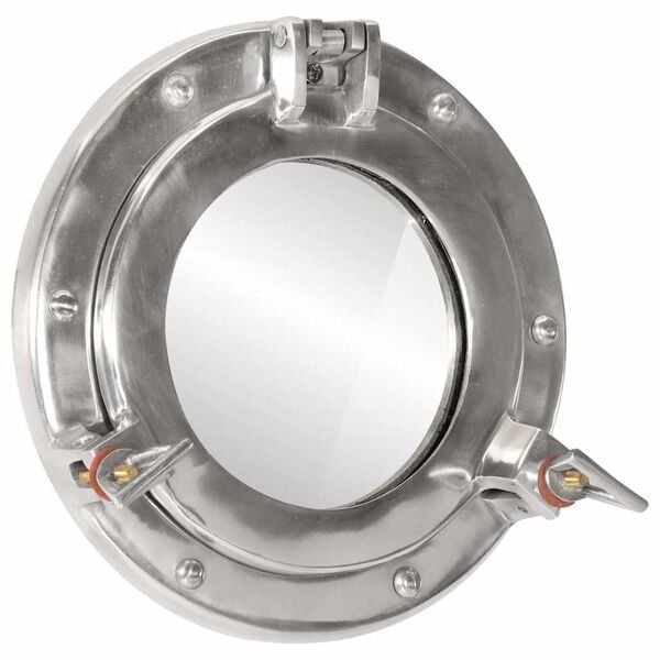 Vidaxl Maritimer Wandspiegel Bullauge Ø 23 cm, Silber - 33% Rabatt