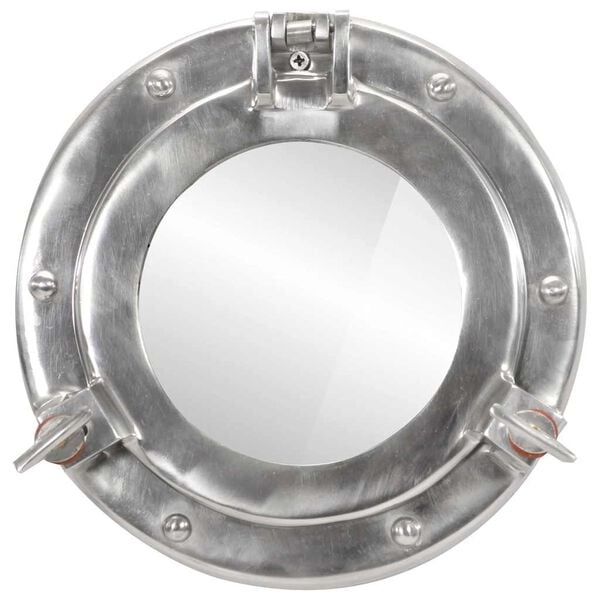 Vidaxl Maritimer Wandspiegel Bullauge Ø 23 cm, Silber - 33% Rabatt