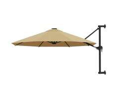 Vidaxl Wandsonnenschirm 300 cm Taupe - 46% Rabatt - Ausgepackt & Guter Zustand