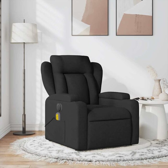 Vidaxl Verstellbarer Massagesessel Schwarz - 35% Rabatt