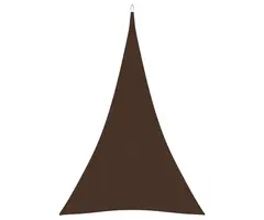 Vidaxl Sonnensegel dreieckig 4 x 5 x 5 m in Braun - 47% Rabatt