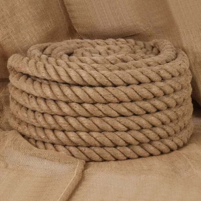Vidaxl Massives Juteseil 50 mm x 5 m - Naturfaser - 33% Rabatt