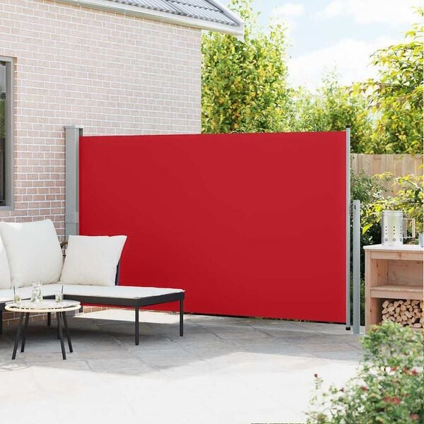 Vidaxl Ausziehbare Seitenmarkise 170x300 cm Rot - 32% Rabatt