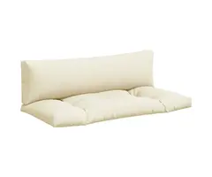 Vidaxl Palettenkissen-Set 110x58cm Creme - 45% Rabatt