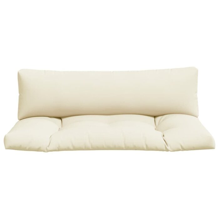 Vidaxl Palettenkissen-Set, 110x58 cm, Creme - 34% Rabatt auf Rücksendeware