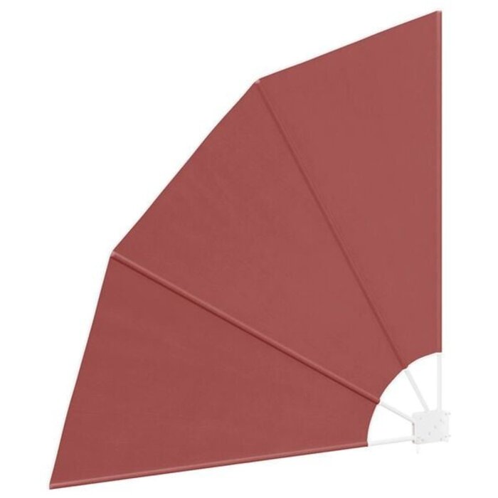 Vidaxl Klappbarer Balkonfächer 140x140 cm Terrakotta - 32% Rabatt