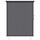 Außenrollo 200 x 250 cm Anthrazit gestreift - 35% Rabatt