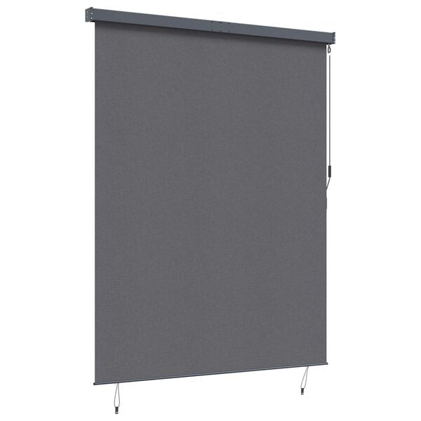 Vidaxl Außenrollo 200 x 250 cm Anthrazit gestreift - 35% Rabatt